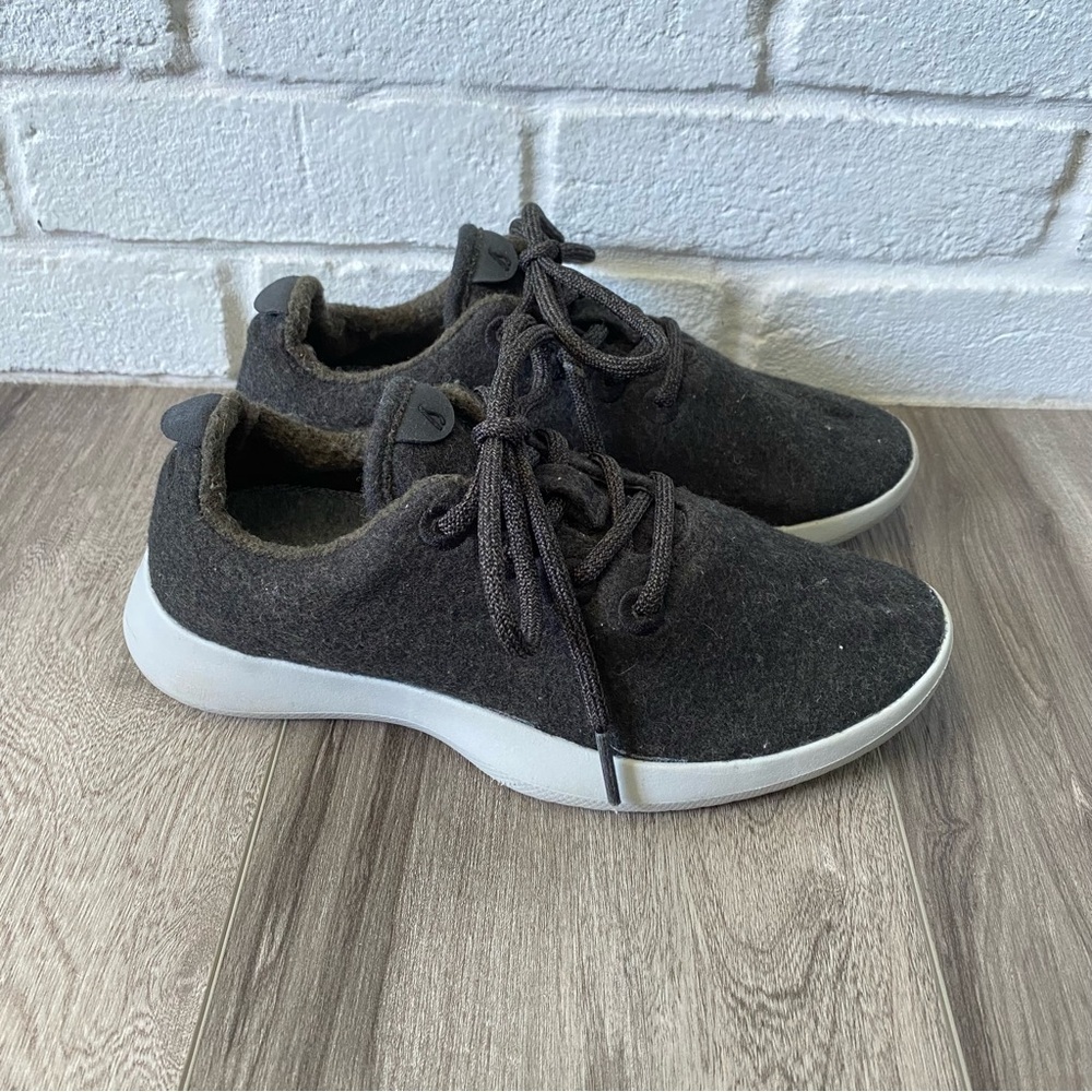 Allbirds The Wool Runners Sneakers Shoes Walking Gray Lace Up Womens Size 6